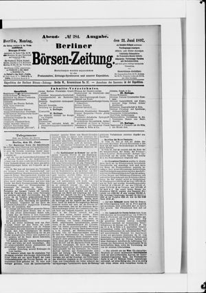 Berliner Börsen-Zeitung vom 21.06.1897