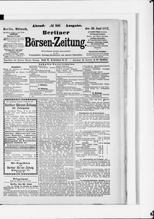 Berliner Börsen-Zeitung vom 30.06.1897