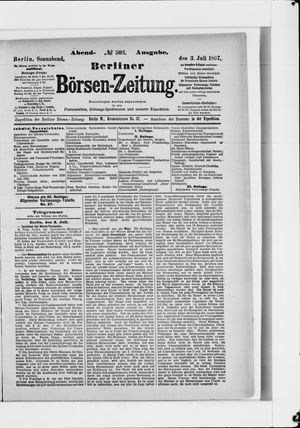 Berliner Börsen-Zeitung vom 03.07.1897