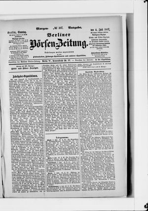 Berliner Börsen-Zeitung vom 04.07.1897