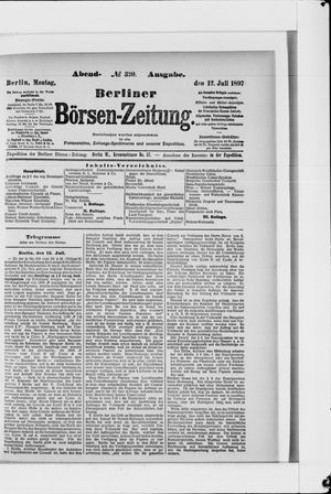 Berliner Börsen-Zeitung vom 12.07.1897