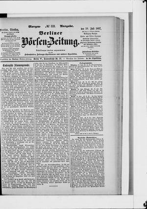Berliner Börsen-Zeitung vom 20.07.1897