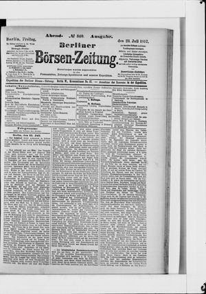 Berliner Börsen-Zeitung vom 23.07.1897