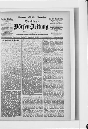 Berliner Börsen-Zeitung vom 10.08.1897