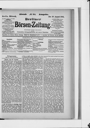 Berliner Börsen-Zeitung vom 18.08.1897