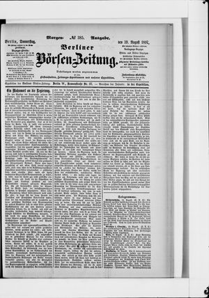 Berliner Börsen-Zeitung vom 19.08.1897