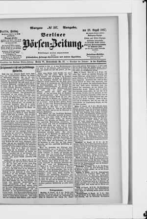Berliner Börsen-Zeitung vom 20.08.1897