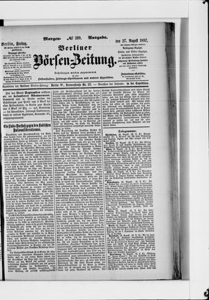 Berliner Börsen-Zeitung vom 27.08.1897