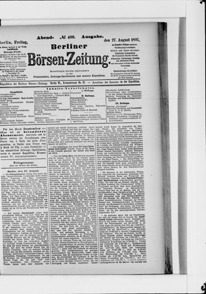 Berliner Börsen-Zeitung vom 27.08.1897