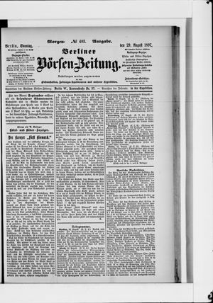 Berliner Börsen-Zeitung vom 29.08.1897