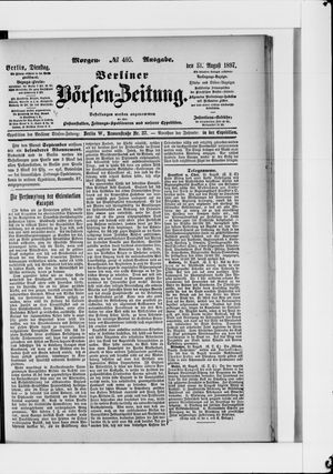 Berliner Börsen-Zeitung vom 31.08.1897