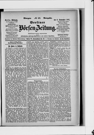 Berliner Börsen-Zeitung vom 08.09.1897