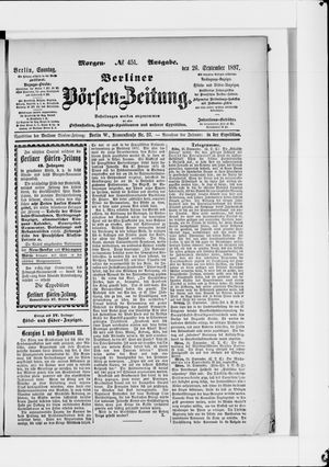 Berliner Börsen-Zeitung vom 26.09.1897