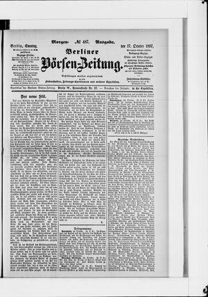 Berliner Börsen-Zeitung vom 17.10.1897
