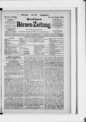 Berliner Börsen-Zeitung vom 22.10.1897