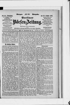 Berliner Börsen-Zeitung vom 30.10.1897