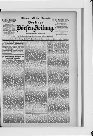 Berliner Börsen-Zeitung vom 25.11.1897