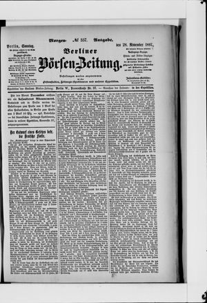 Berliner Börsen-Zeitung vom 28.11.1897