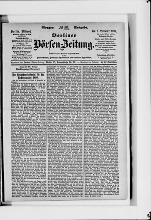 Berliner Börsen-Zeitung vom 01.12.1897