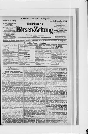 Berliner Börsen-Zeitung vom 06.12.1897