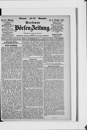 Berliner Börsen-Zeitung vom 08.12.1897