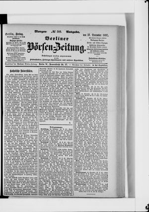 Berliner Börsen-Zeitung vom 17.12.1897