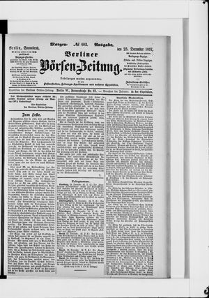 Berliner Börsen-Zeitung vom 25.12.1897