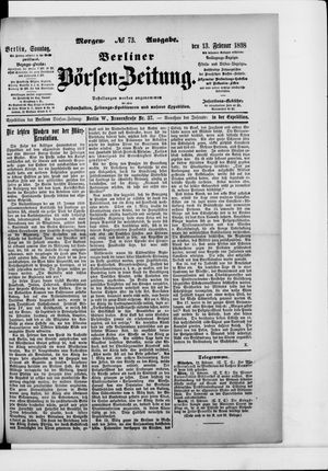 Berliner Börsen-Zeitung vom 13.02.1898