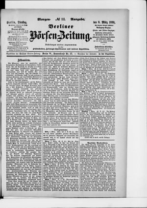 Berliner Börsen-Zeitung vom 08.03.1898