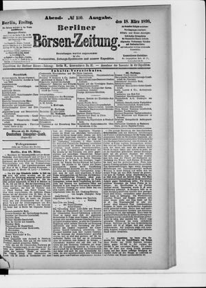 Berliner Börsen-Zeitung vom 18.03.1898