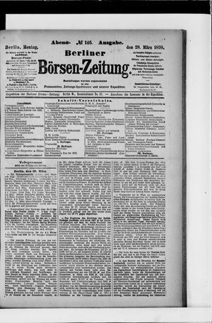 Berliner Börsen-Zeitung vom 28.03.1898