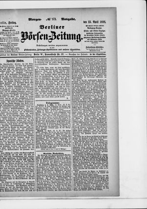 Berliner Börsen-Zeitung on Apr 15, 1898