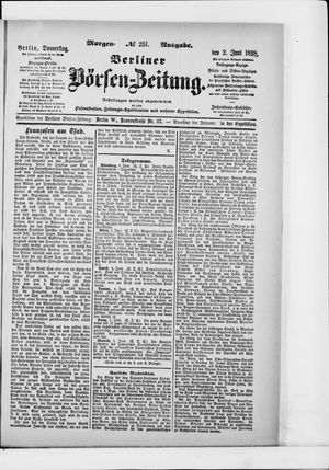 Berliner Börsen-Zeitung on Jun 2, 1898