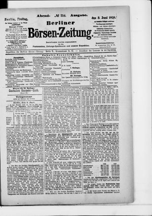 Berliner Börsen-Zeitung vom 03.06.1898