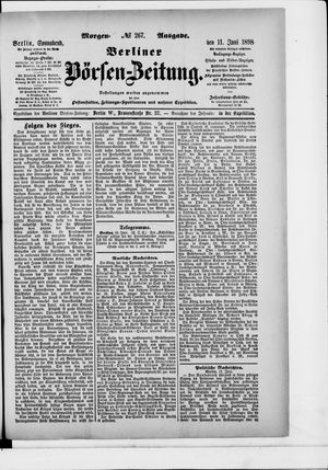 Berliner Börsen-Zeitung on Jun 11, 1898