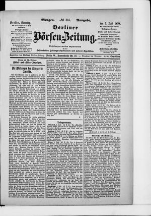 Berliner Börsen-Zeitung vom 03.07.1898