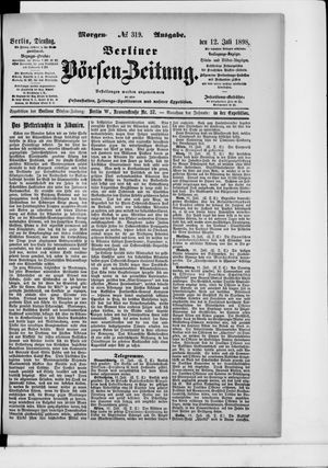 Berliner Börsen-Zeitung vom 12.07.1898