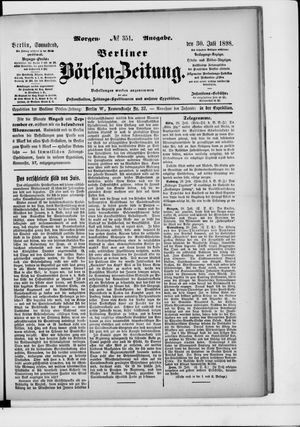 Berliner Börsen-Zeitung vom 30.07.1898