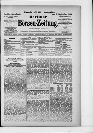 Berliner Börsen-Zeitung vom 03.09.1898
