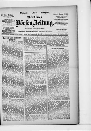 Berliner Börsen-Zeitung vom 06.01.1899