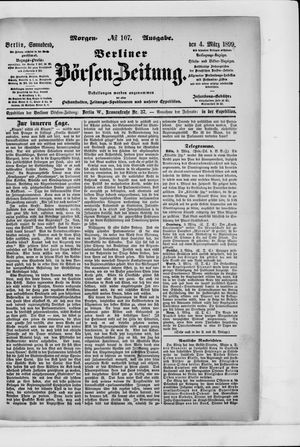 Berliner Börsen-Zeitung vom 04.03.1899