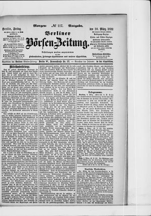 Berliner Börsen-Zeitung vom 10.03.1899
