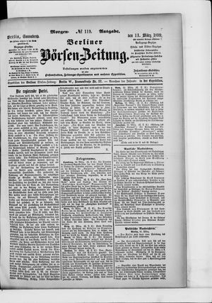 Berliner Börsen-Zeitung vom 11.03.1899