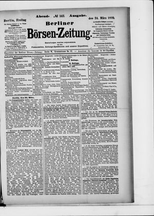 Berliner Börsen-Zeitung vom 24.03.1899