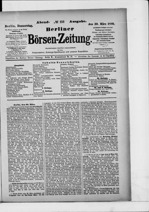 Berliner Börsen-Zeitung vom 30.03.1899
