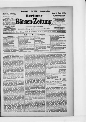 Berliner Börsen-Zeitung on Jun 2, 1899