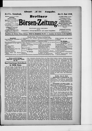 Berliner Börsen-Zeitung vom 03.06.1899