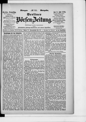 Berliner Börsen-Zeitung vom 06.07.1899