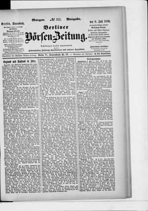 Berliner Börsen-Zeitung vom 08.07.1899
