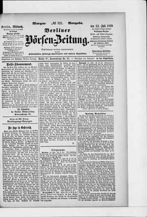 Berliner Börsen-Zeitung vom 12.07.1899